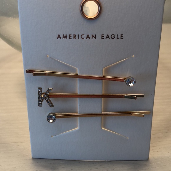 American Eagle Outfitters Accessories - Gold American Eagle hair pins three